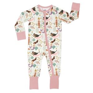 Making Waves Mermaid Bamboo Convertible Baby Pajama